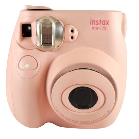Fujifilm Instax Mini 7S Pink Instant Film Camera With Case Album Bundle - Picture 2 of 16